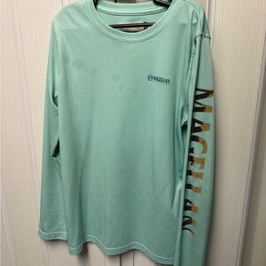 Magellan Outdoors Seafoam Long Sleeve Shirt